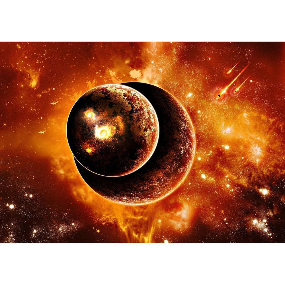 Mosaïque - diamant rond complet - 40x30cm