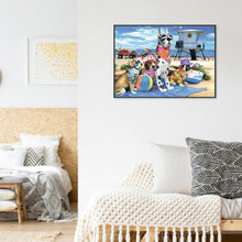 Charger l&#39;image dans la galerie, Mosaïque - diamant rond complet - 40x30cm
