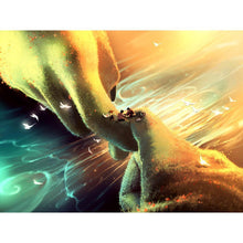 Charger l&#39;image dans la galerie, Mosaïque - diamant rond complet - 40x30cm
