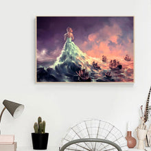 Charger l&#39;image dans la galerie, Mosaïque - diamant rond complet - 40x30cm
