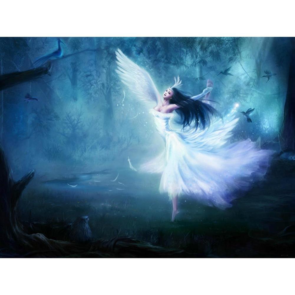 Mosaïque - diamant rond complet - 40x30cm