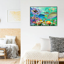 Charger l&#39;image dans la galerie, Animaux - diamant rond complet - 40x30cm
