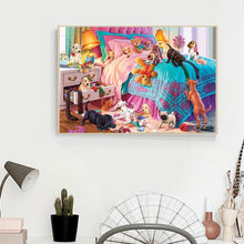 Charger l&#39;image dans la galerie, Animaux - diamant rond complet - 40x30cm
