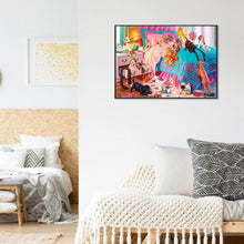 Charger l&#39;image dans la galerie, Animaux - diamant rond complet - 40x30cm
