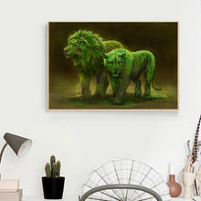 Charger l&#39;image dans la galerie, Animaux - diamant rond complet - 40x30cm
