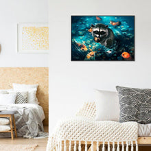 Charger l&#39;image dans la galerie, Animaux - diamant rond complet - 40x30cm
