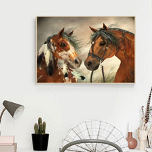 Charger l&#39;image dans la galerie, Animaux - diamant rond complet - 40x30cm
