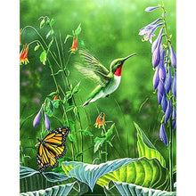 Charger l&#39;image dans la galerie, Animaux - diamant rond complet - 40x30cm
