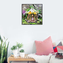 Charger l&#39;image dans la galerie, Maison d’arbre - diamant rond complet - 30x30cm

