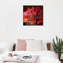 Charger l&#39;image dans la galerie, Cerf - diamant rond complet - 30x30cm
