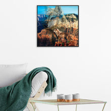 Charger l&#39;image dans la galerie, Loup - peinture en diamant complet - 30x30cm
