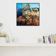 Charger l&#39;image dans la galerie, Loup - peinture en diamant complet - 30x30cm
