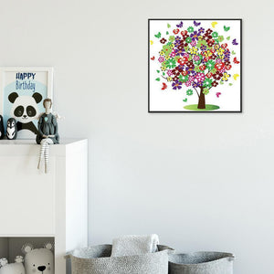 Arbre - diamant rond complet - 30x30cm