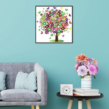 Charger l&#39;image dans la galerie, Arbre - diamant rond complet - 30x30cm
