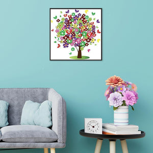 Arbre - diamant rond complet - 30x30cm