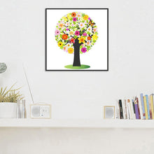 Charger l&#39;image dans la galerie, Arbre - diamant rond complet - 30x30cm
