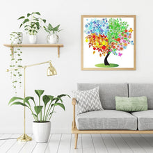 Charger l&#39;image dans la galerie, Fleur - diamant rond complet - 30x30cm
