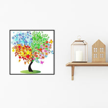 Charger l&#39;image dans la galerie, Fleur - diamant rond complet - 30x30cm
