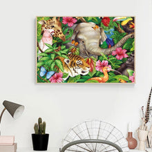 Charger l&#39;image dans la galerie, Animal - diamant rond complet - 40x30cm
