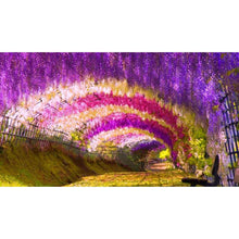 Charger l&#39;image dans la galerie, Fleur - diamant rond complet - 40x30cm
