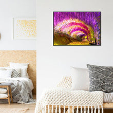 Charger l&#39;image dans la galerie, Fleur - diamant rond complet - 40x30cm
