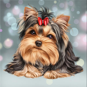 Animal - diamant rond complet - 30x30cm