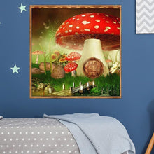 Charger l&#39;image dans la galerie, Fleur - diamant rond complet - 30x30cm
