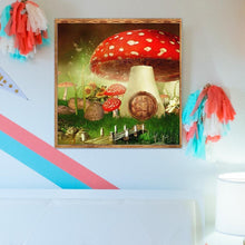 Charger l&#39;image dans la galerie, Fleur - diamant rond complet - 30x30cm
