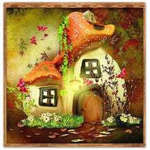 Charger l&#39;image dans la galerie, Fleur - diamant rond complet - 30x30cm
