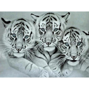 Animal - diamant rond complet - 40x30cm