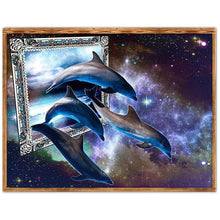 Charger l&#39;image dans la galerie, Animal - diamant rond complet - 40x30cm
