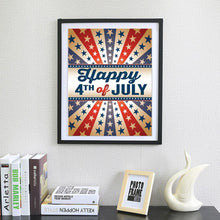 Charger l&#39;image dans la galerie, Jour de l’Indépendance - diamant rond complet - 30x40cm
