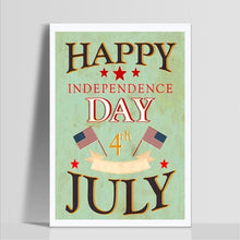 Charger l&#39;image dans la galerie, Jour de l’Indépendance - diamant rond complet - 30x40cm
