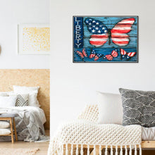 Charger l&#39;image dans la galerie, Jour de l’Indépendance - diamant rond complet - 30x40cm
