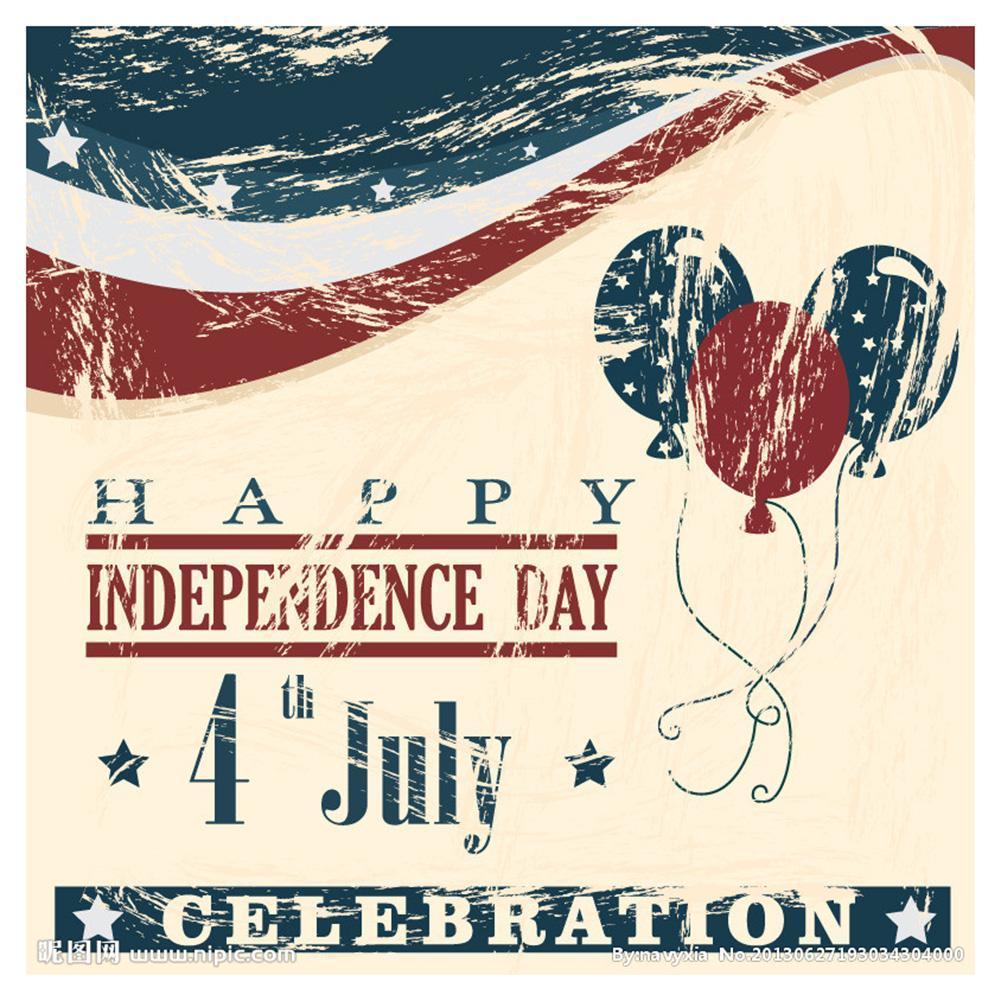 Jour de l’Indépendance - diamant rond complet - 30x30cm