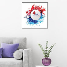 Charger l&#39;image dans la galerie, Jour de l’Indépendance - diamant rond complet - 30x30cm
