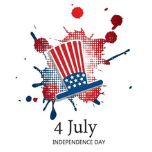 Charger l&#39;image dans la galerie, Jour de l’Indépendance - diamant rond complet - 30x30cm
