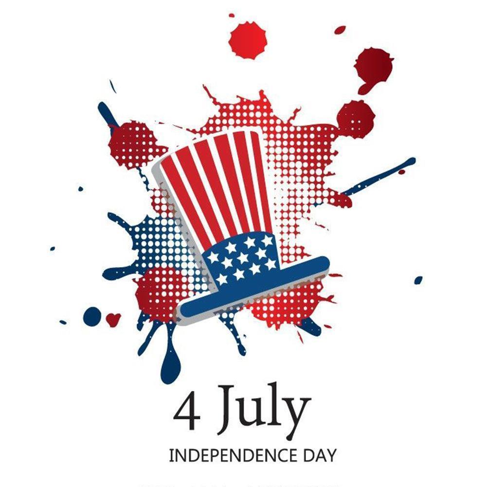 Jour de l’Indépendance - diamant rond complet - 30x30cm