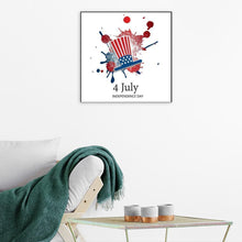 Charger l&#39;image dans la galerie, Jour de l’Indépendance - diamant rond complet - 30x30cm
