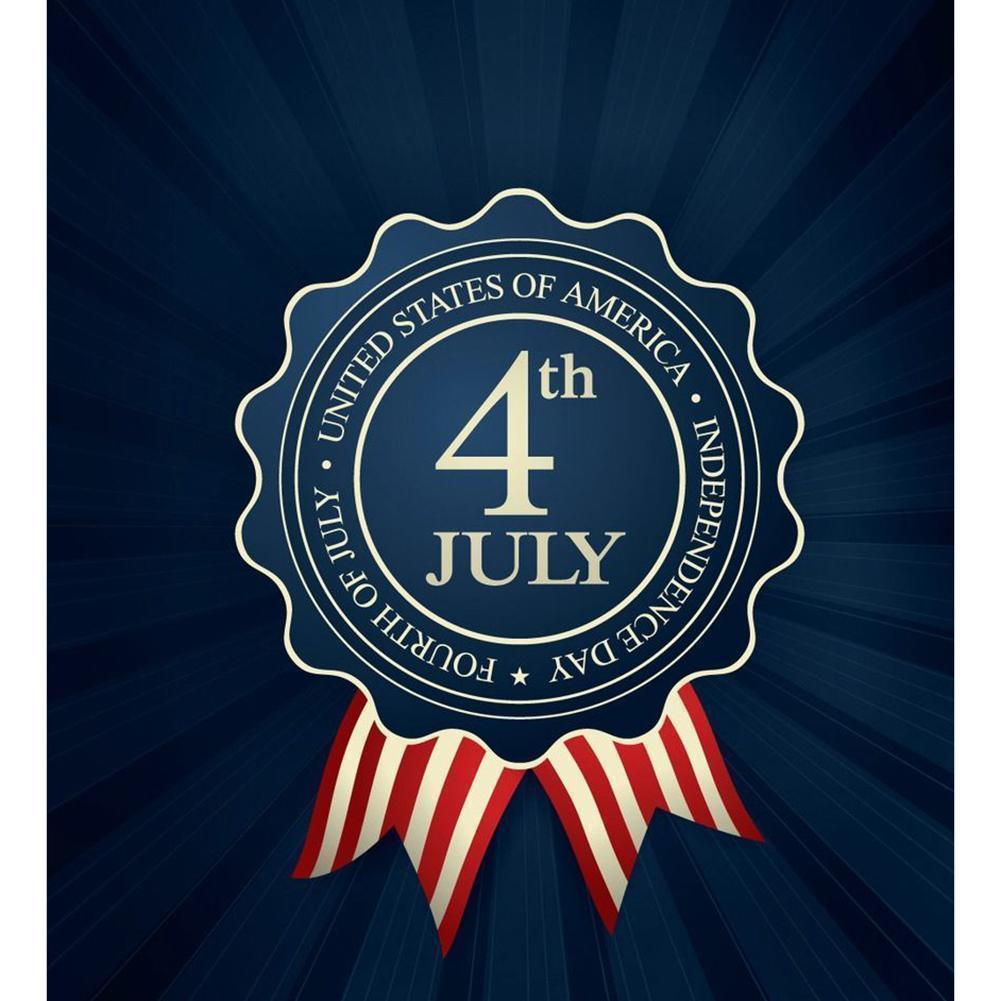 Jour de l’Indépendance - diamant rond complet - 30x30cm