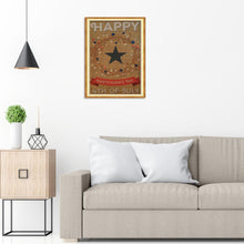 Charger l&#39;image dans la galerie, Jour de l’Indépendance - diamant rond complet - 30x40cm
