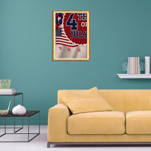 Charger l&#39;image dans la galerie, Jour de l’Indépendance - diamant rond complet - 30x40cm
