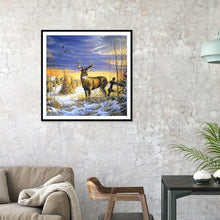 Charger l&#39;image dans la galerie, Animaux - diamant rond complet - 30x30cm
