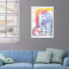 Charger l&#39;image dans la galerie, Animaux - diamant rond complet - 30x40cm
