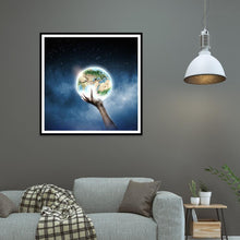 Charger l&#39;image dans la galerie, Paysage - diamant rond complet - 30x30cm
