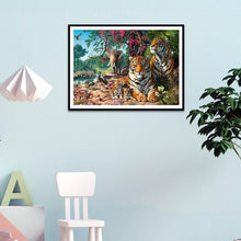 Charger l&#39;image dans la galerie, Animaux mignons - diamant rond complet - 40x30cm
