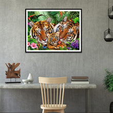 Charger l&#39;image dans la galerie, Animaux mignons - diamant rond complet - 40x30cm
