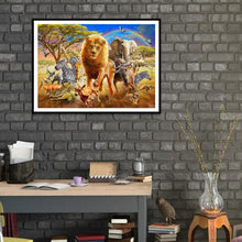 Charger l&#39;image dans la galerie, Animaux - diamant rond complet - 40x30cm
