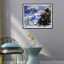 Charger l&#39;image dans la galerie, Animaux - diamant rond complet - 40x30cm
