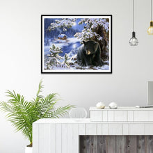 Charger l&#39;image dans la galerie, Animaux - diamant rond complet - 40x30cm
